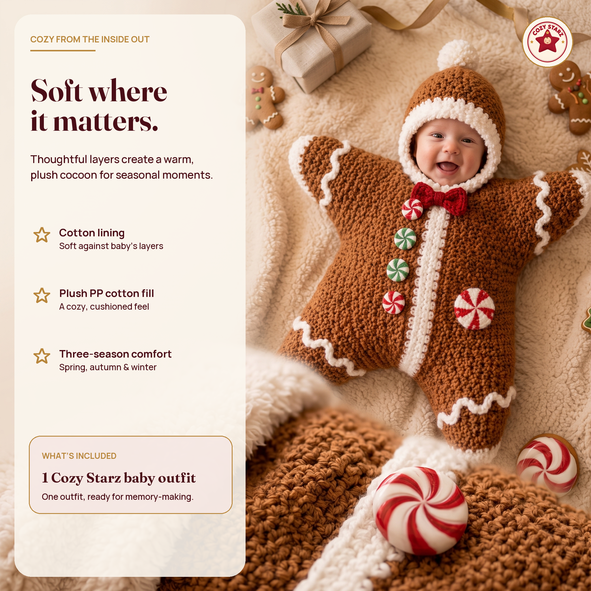 Baby Christmas Star Outfit