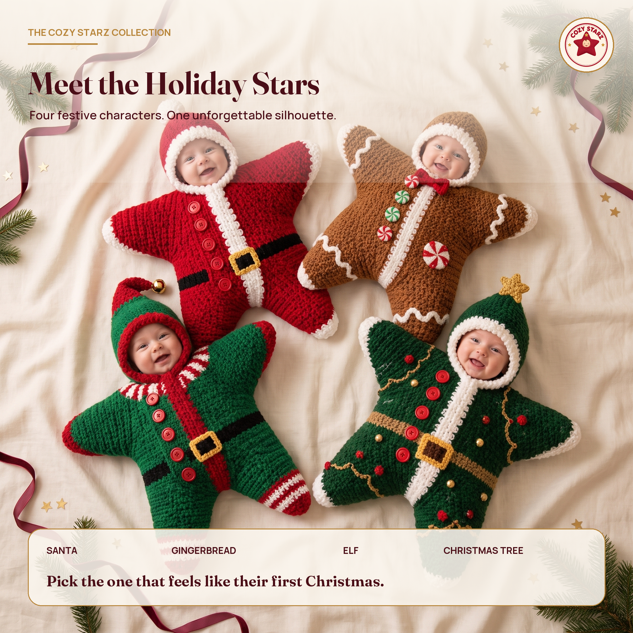 Baby Christmas Star Outfit